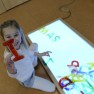 Šviesos stalas | Kvadratinis spalvotas LED su priedų rinkiniu | Masterkidz MK0022