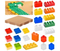 Konstravimo kaladėlių rinkinys | STEM sienelėms 135 vnt. | Masterkidz MK0024