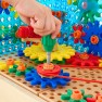STEM veiklos stalas | medinis konstruktorius | Masterkidz MK0026