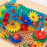 STEM veiklos stalas | medinis konstruktorius | Masterkidz MK0026