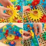 STEM veiklos stalas | medinis konstruktorius | Masterkidz MK0026