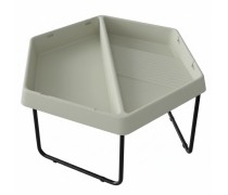 Smėlio ir vandens žaidimų stalas | Šešiakampis su reguliuojamu stovu | Masterkidz MK0029