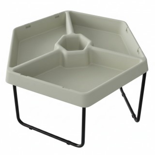 Sensorinis vandens ir smėlio stalas | Reguliuojamas aukštis, 3 skyrių | Masterkidz MK0030