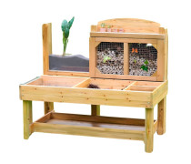 Gamtos stebėjimo stalas | medinė tyrimų stotelė | Masterkidz MK0032