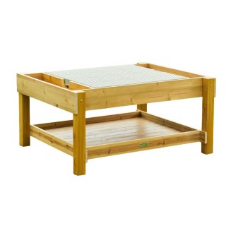 Edukacinis STEM stalas laukui | medinis su priedais | Masterkidz MK0033