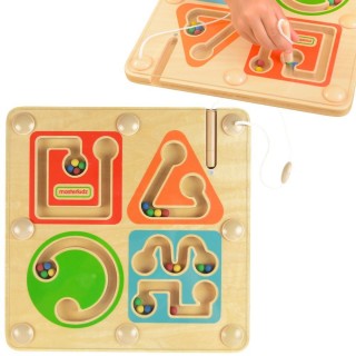 Magnetinis labirintas | medinis, Montessori | Masterkidz MK01719