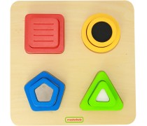 Figūrų rūšiuoklis | Sensorinis žaislas | Montessori | Masterkidz MK08770