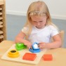 Figūrų rūšiuoklis | Sensorinis žaislas | Montessori | Masterkidz MK08770