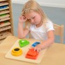 Figūrų rūšiuoklis | Sensorinis žaislas | Montessori | Masterkidz MK08770