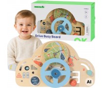 Medinis lavinamasis vairas | prietaisų skydelis | Tooky Toy TA491A Medinis lavinamasis vairas | prietaisų skydelis | Tooky Toy TA491A
