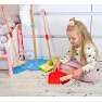 Medinis valymo rinkinys | 6 dalių su stovu | Tooky Toy TF436A