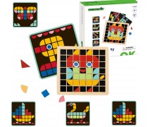 Medinė mozaika | Montessori | Tooky Toy TF569 Medinė mozaika | Montessori | Tooky Toy TF569