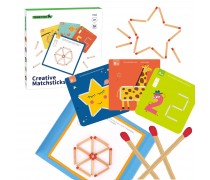 Loginis žaidimas galvosūkis | Montessori magnetiniai degtukai | Tooky Toy TF866
