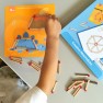 Loginis žaidimas galvosūkis | Montessori magnetiniai degtukai | Tooky Toy TF866