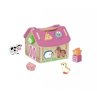 Medinis formelių rūšiuoklis | Farma su gyvūnais | Tooky Toy TJ133N