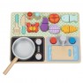 Medinė virtuvėlė | su priedais | Tooky Toy TJ453