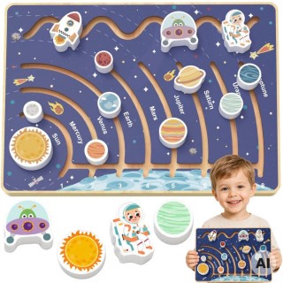 Lavinamoji lenta | Saulės sistema | Tooky Toy TJ503N Lavinamoji lenta | Saulės sistema | Tooky Toy TJ503N