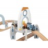 Medinė traukinio trasa | Kosminė stotis ir figūrėlės | Tooky Toy TJ796