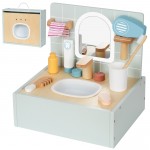 Medinis vonios reikmenų rinkinys | Tualetinis staliukas su aksesuarais | Tooky Toy TJ918