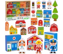 Medinis miestas | Lavinamasis rinkinis | Tooky Toy TK144
