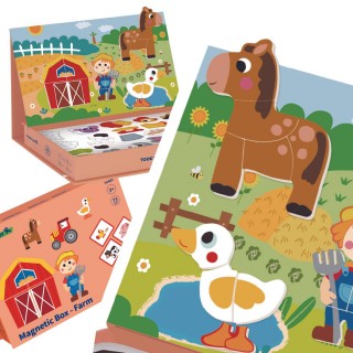 Magnetinė dėlionė | Ferma | Tooky Toy TK409