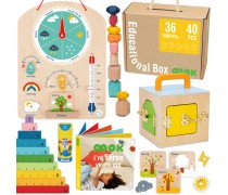 Edukacinis rinkinis | Montessori 6in1 | Tooky Toy TK755 Edukacinis rinkinis | Montessori 6in1 | Tooky Toy TK755