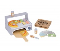 Žaislinė picos krosnis | medinė | Tooky Toy TK991A