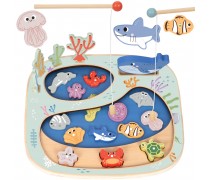 Magnetinis žvejybos žaidimas | Medinis Montessori Rinkinys | Tooky Toy TP066 Magnetinis žvejybos žaidimas | Medinis Montessori Rinkinys | Tooky Toy TP066