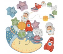 Medinis balansavimo ir varstymo žaidimas | Miegantis Mėnulis Kosmosas | Tooky Toy TP069 Medinis balansavimo ir varstymo žaidimas | Miegantis Mėnulis Kosmosas | Tooky Toy TP069