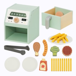 Žaislinė karšto oro gruzdintuvė | Medinė | Tooky Toy TP534