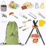 Žaislinis kempingo rinkinys | Maisto gaminimas ant laužo | Tooky Toy TP535