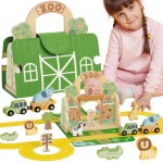 Medinis žaidimų rinkinys | Mini ZOO | Nešiojamas lagaminėlyje | Tooky Toy TP537