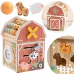 Lavinamasis medinis namelis | Rūšiuoklis Skaičiuotuvas | Montessori | Tooky Toy TP538