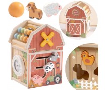 Lavinamasis medinis namelis | Rūšiuoklis Skaičiuotuvas | Montessori | Tooky Toy TP538