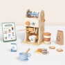 Žaislinis medinis kavos aparatas | Baristos rinkinys | Tooky Toy TP546