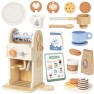 Žaislinis medinis kavos aparatas | Baristos rinkinys | Tooky Toy TP546