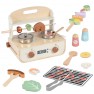 Medinė vaikiška virtuvėlė su griliumi | su priedais | Tooky Toy TP547