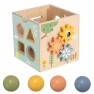 Lavinamasis kubas | medinis, 5in1 | Tooky Toy TP551
