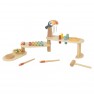Lavinamasis muzikinis staliukas | medinis, tukanas | Tooky Toy TP555