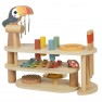 Lavinamasis muzikinis staliukas | medinis, tukanas | Tooky Toy TP555