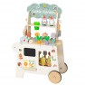 Medinis sodo vežimėlis - parduotuvėlė | Montessori, 57 dalys | Tooky Toy TP567