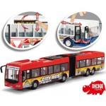 Žaislinis dvigubas raudonas autobusas 45 cm | City Express | Dickie 3748001_CZER