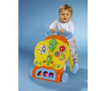 Vaikiškas edukacinis stumdukas vaikštukas su žaislais | Simba 4015090