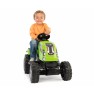 Minamas žalias traktorius su priekaba - vaikams nuo 3 iki 6 metų | FARMER XL | Smoby