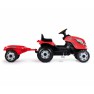 Minamas raudonas traktorius su priekaba - vaikams nuo 3 iki 6 metų | FARMER XL | Smoby