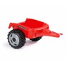 Minamas raudonas traktorius su priekaba - vaikams nuo 3 iki 6 metų | FARMER XL | Smoby