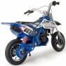 Akumuliatorinis motociklas su pripučiamais ratais | Vaikams nuo 4 iki 8 metų | 24V Cross Fighter | Injusa