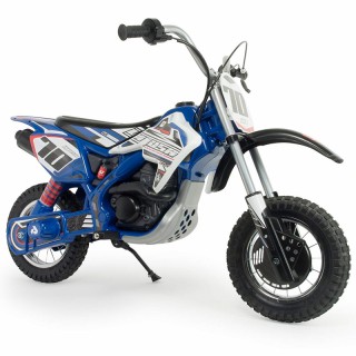 Akumuliatorinis motociklas su pripučiamais ratais | Vaikams nuo 4 iki 8 metų | 24V Cross Fighter | Injusa