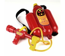 Žaislinis ugniagesio gesintuvas - kuprinė su vandens pistoletu ir rezervuaru | Klein
