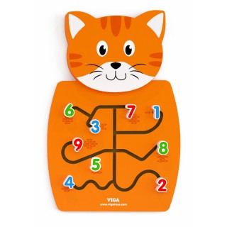 Lavinamasis medinis pakabinamas žaidimas vaikams  | Katinas | Viga 50676
